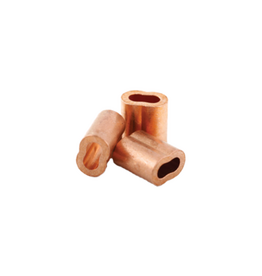 Double Ferrules Copper 3/64 Cable Size (100pk)