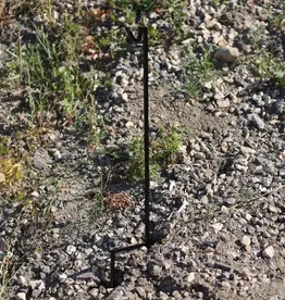 Engage Precision AR500 Shepherd Hook Target Stand 3/8", Short 36"