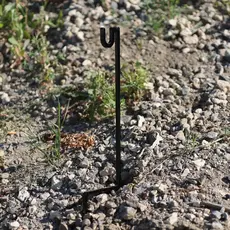 Engage Precision AR500 Steel Shepherd Hook Target Stand, 3/8", 24" Height, w/1 Hook