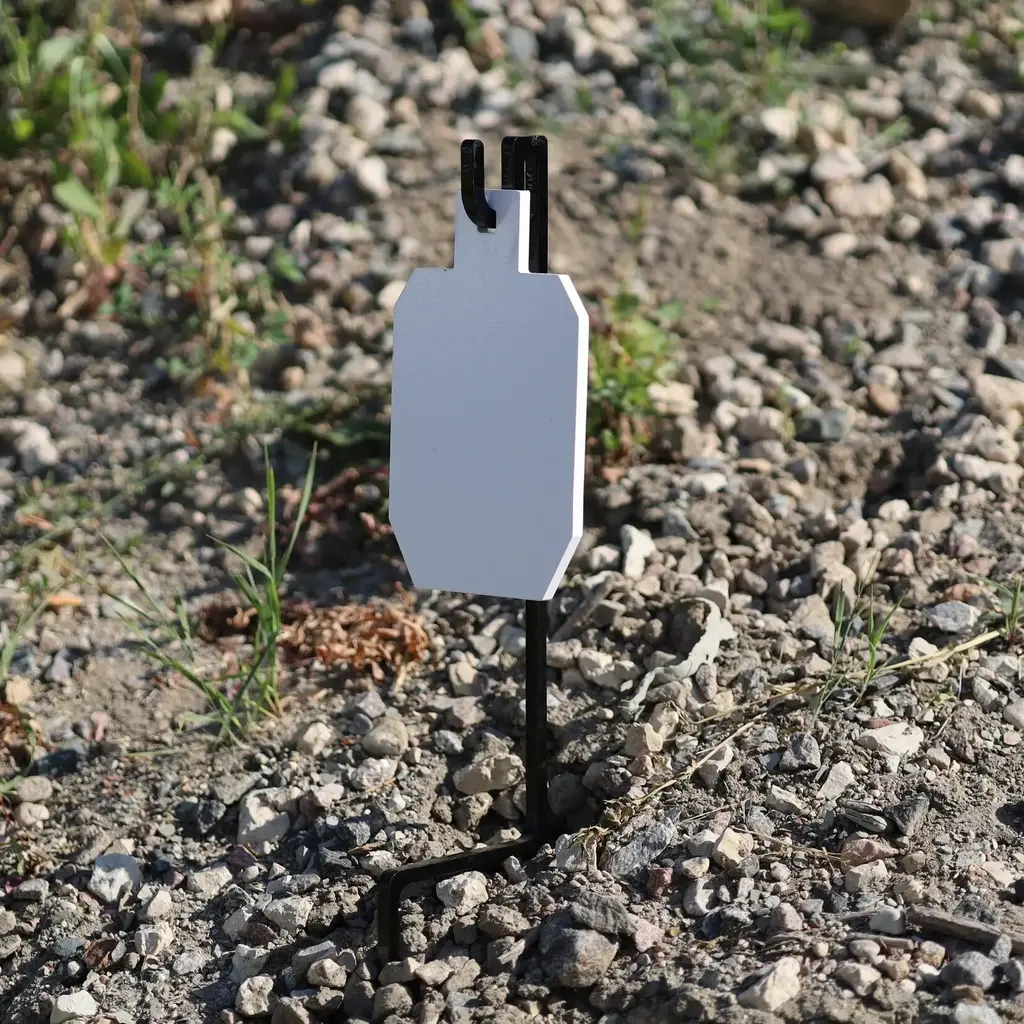 Engage Precision AR500 Steel Shepherd Hook Target Stand, 3/8", 24" Height, w/1 Hook