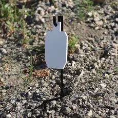 Engage Precision AR500 Steel Shepherd Hook Target Stand, 3/8", 24" Height, w/1 Hook