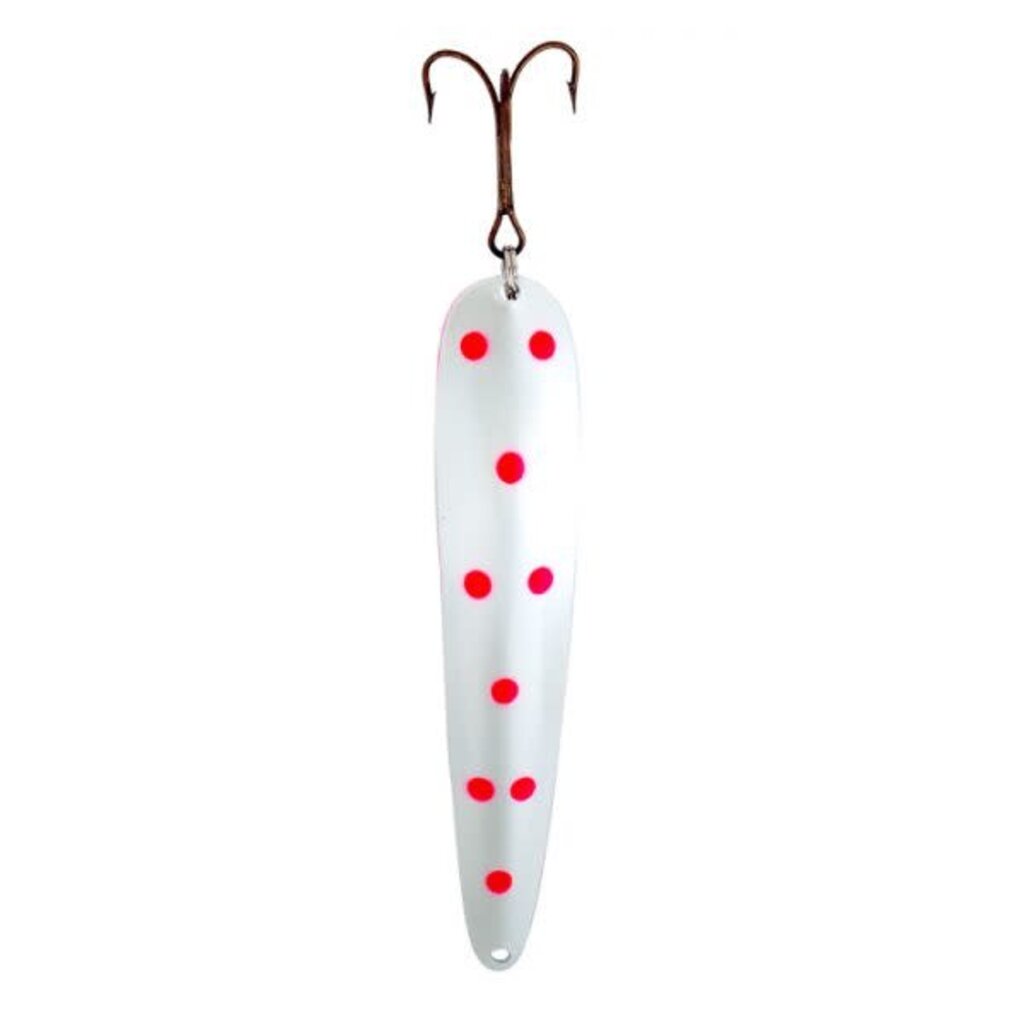 Lucky Strike 5" Canoe Wobbler Pearl Pink Dots