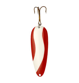 Lucky Strike B1475-18 Devil Bait Spoon- 3.5", 3/4oz, R/W Nickel