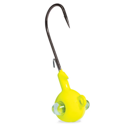 Kalin's Rattlin' Google Eye Jigs 1/4oz, Chartreuse (3 pk)