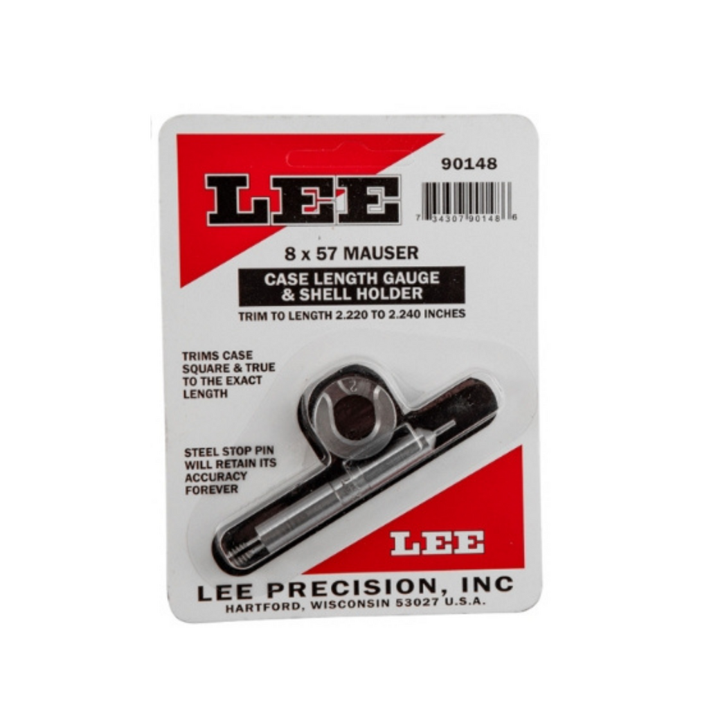 Lee 8x57mm Mauser Case Gauge & Shell Holder