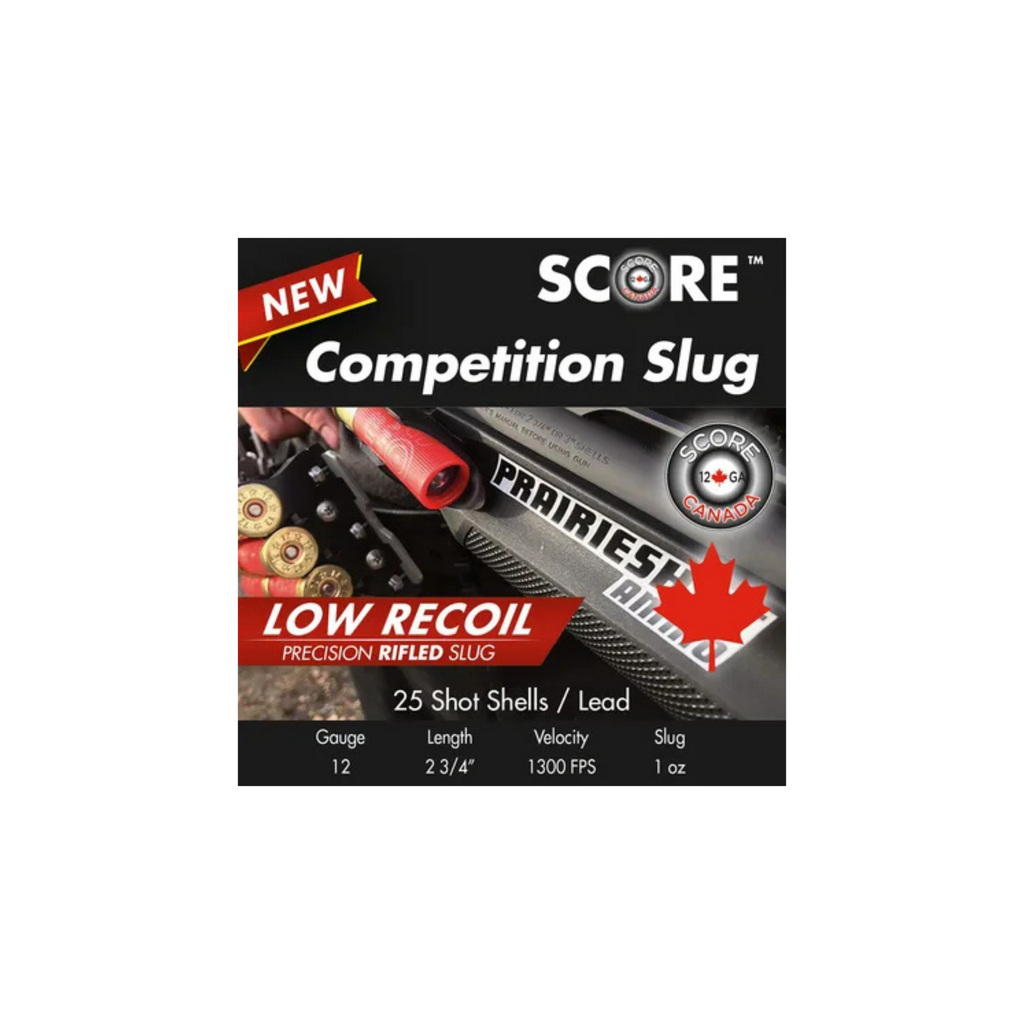Score 12ga Low Recoil Slug 2,3/4", 1oz 1300fps (25pk)