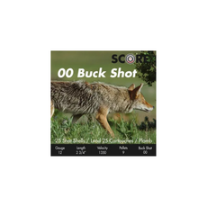 Score 12ga 00 Buck Shot 2,3/4", 9 Pellet 1350fps (25pk)