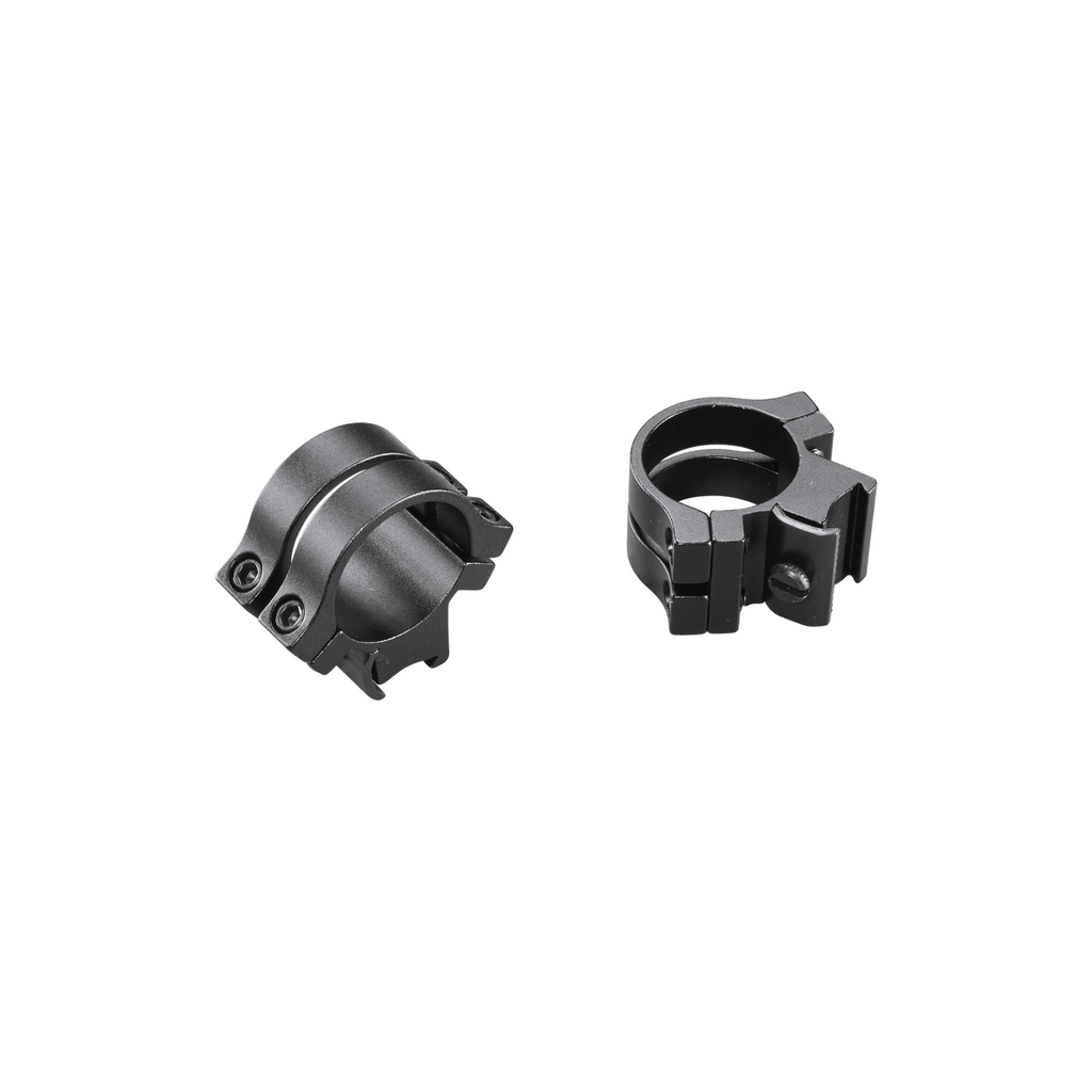 Weaver Classic Quad Lock .22 Tip Off Rings Matte  3/8"