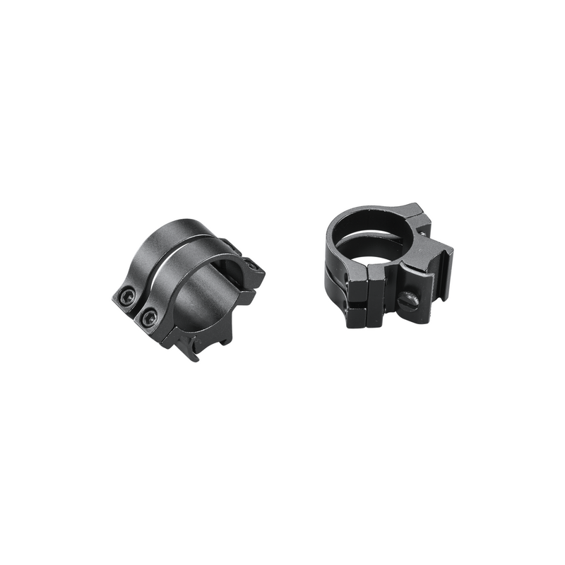Weaver Classic Quad Lock .22 Tip Off Rings Matte  3/8"