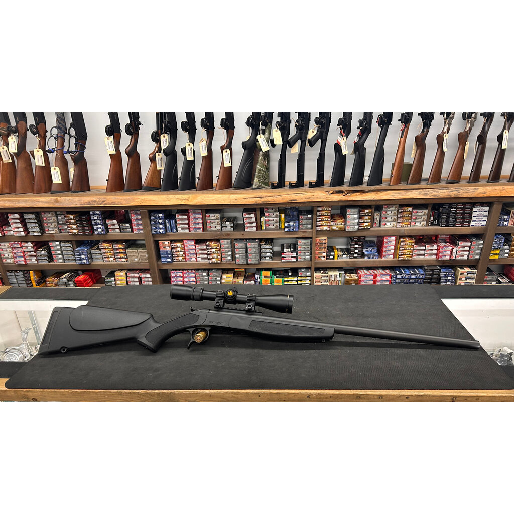CVA Scout 35 Whelen w/Nikon Prostaff 3-9x40mm & Hornady Dies