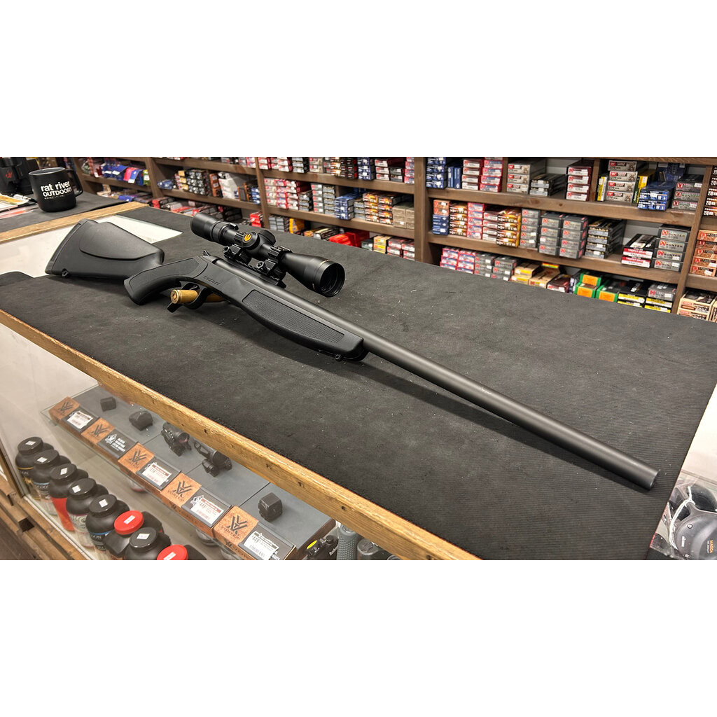 CVA Scout 35 Whelen w/Nikon Prostaff 3-9x40mm & Hornady Dies
