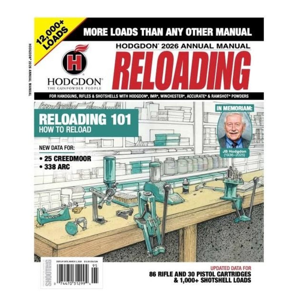 Hodgdon 2026 Reloading Annual Manual