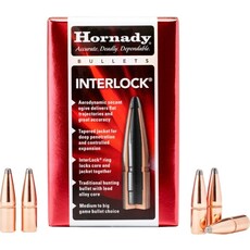 Hornady Interlock 30 Cal .308 Diameter 165gr BT Spitzer Bullets #3045 (100 pk)