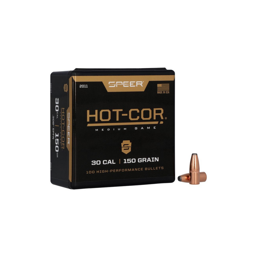 Speer Hot-Cor 30Cal .308" 150gr SPFN (100pk)