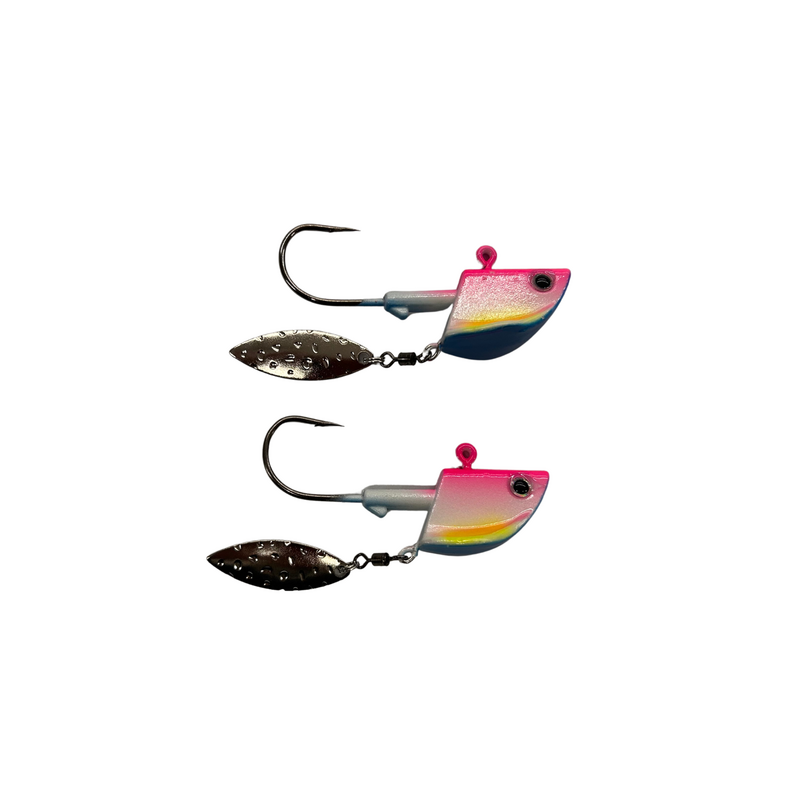 Sasha's Spinner 3/4oz Bladed Jigs Assorted (2pk)