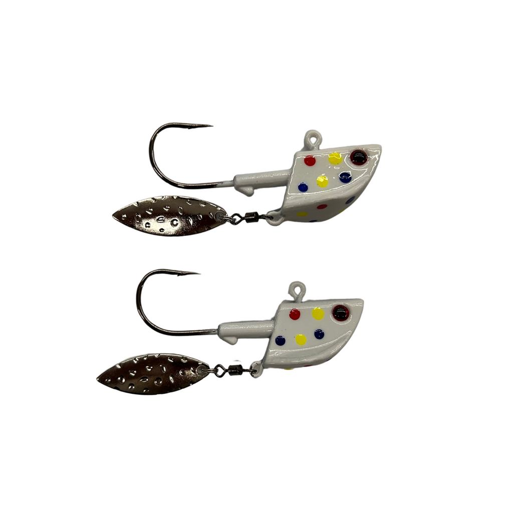 Sasha's Spinner 1oz Bladed Jigs Assorted (2pk)