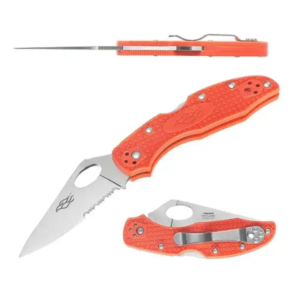 Ganzo Knives Firebird Lock Back 3" Blade Serrated