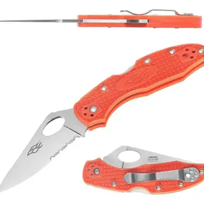 Ganzo Knives Firebird Lock Back 3" Blade Serrated