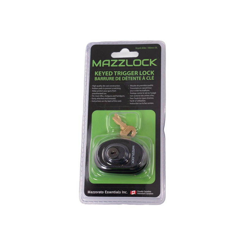 Mazz lock Keyed Trigger Lock