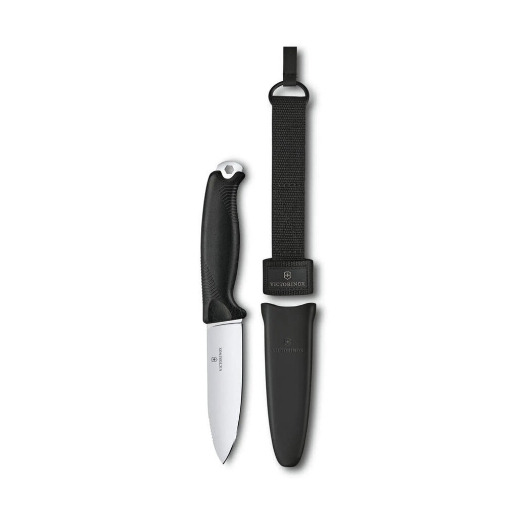 Victorinox Swiss Army Venture Fixed Blade Black