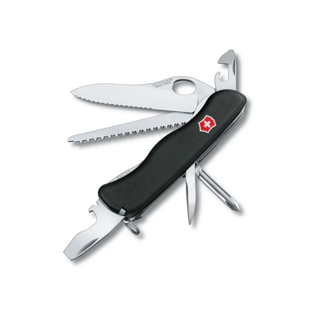 Victorinox Swiss Army One Hand Trekker Black