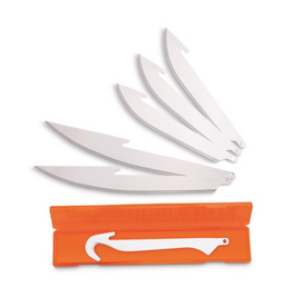 Outdoor Edge RRC-6 RazorSafe 6 Blade Combo Set (fits 3.5" Models with 3-3.5", 2-5.0", 1-Gutting Blade - Blister Package)