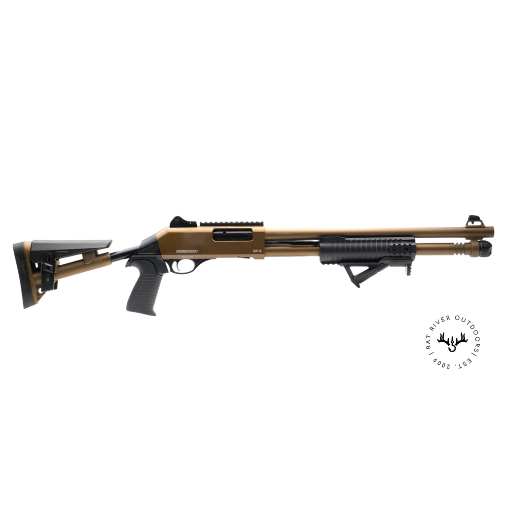 Federation Arms SA-4 Burnt Bronze Semi-Auto 12ga