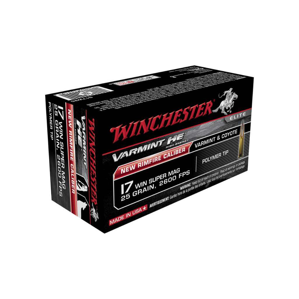 Winchester Varmint HV 17 WSM 25 grains (50pk)
