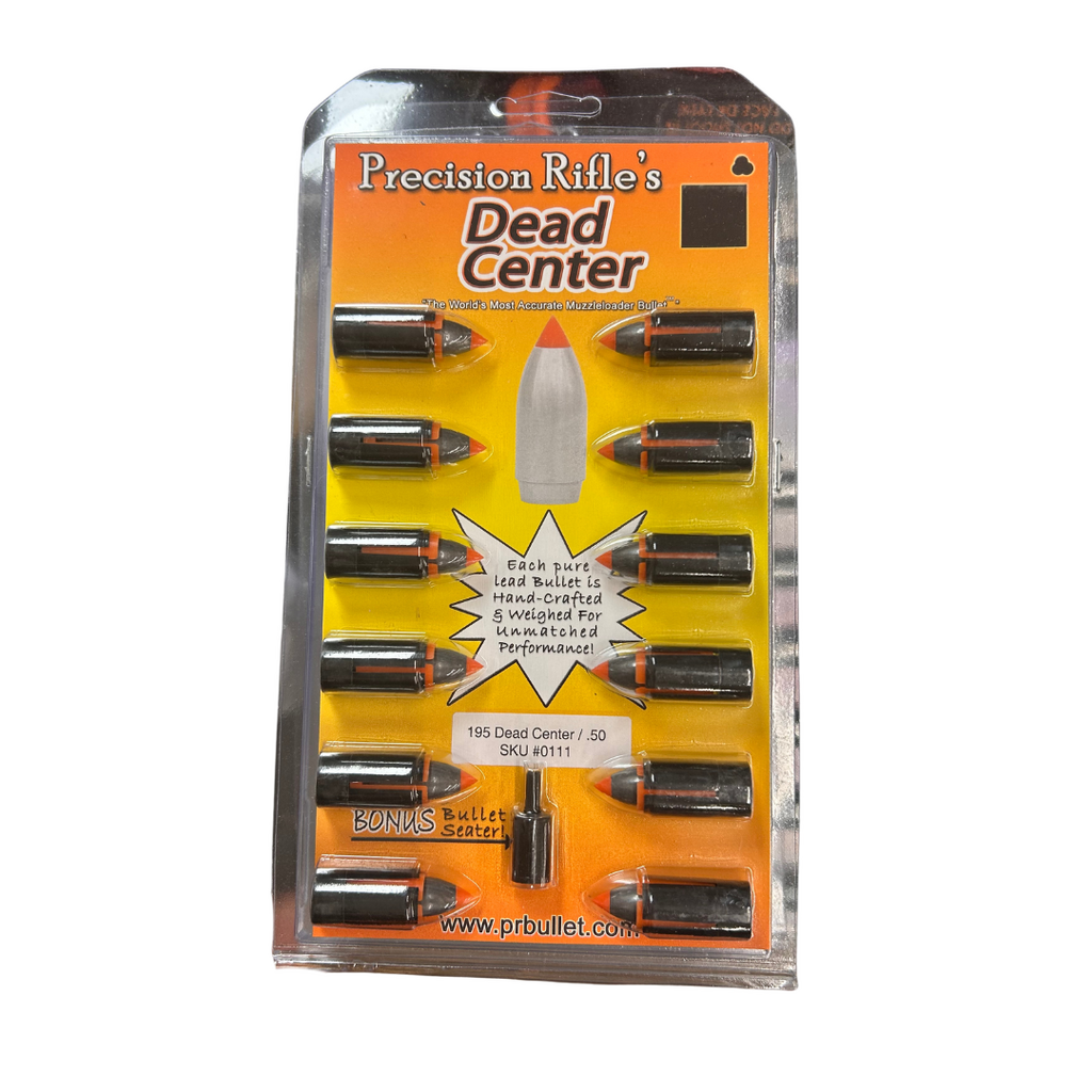 Precision Rifle's Dead Center  Dulpex 195gr .50 Dia 12pk (#0111)