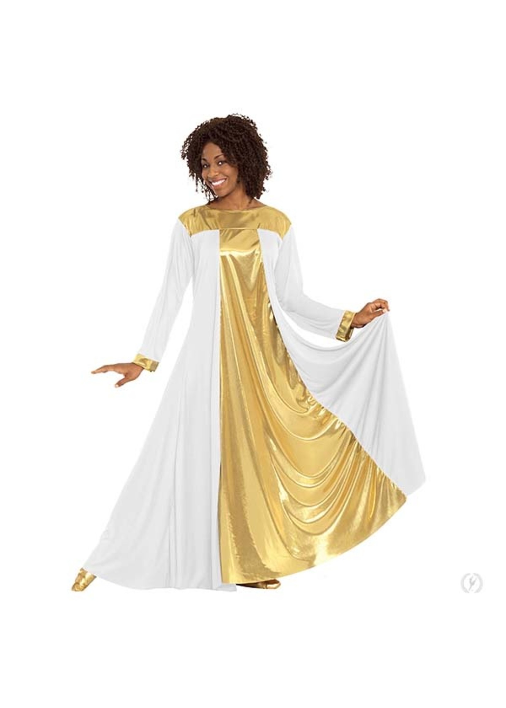 ET Guiding Light Loose Fit Praise Dress with Metallic Panels