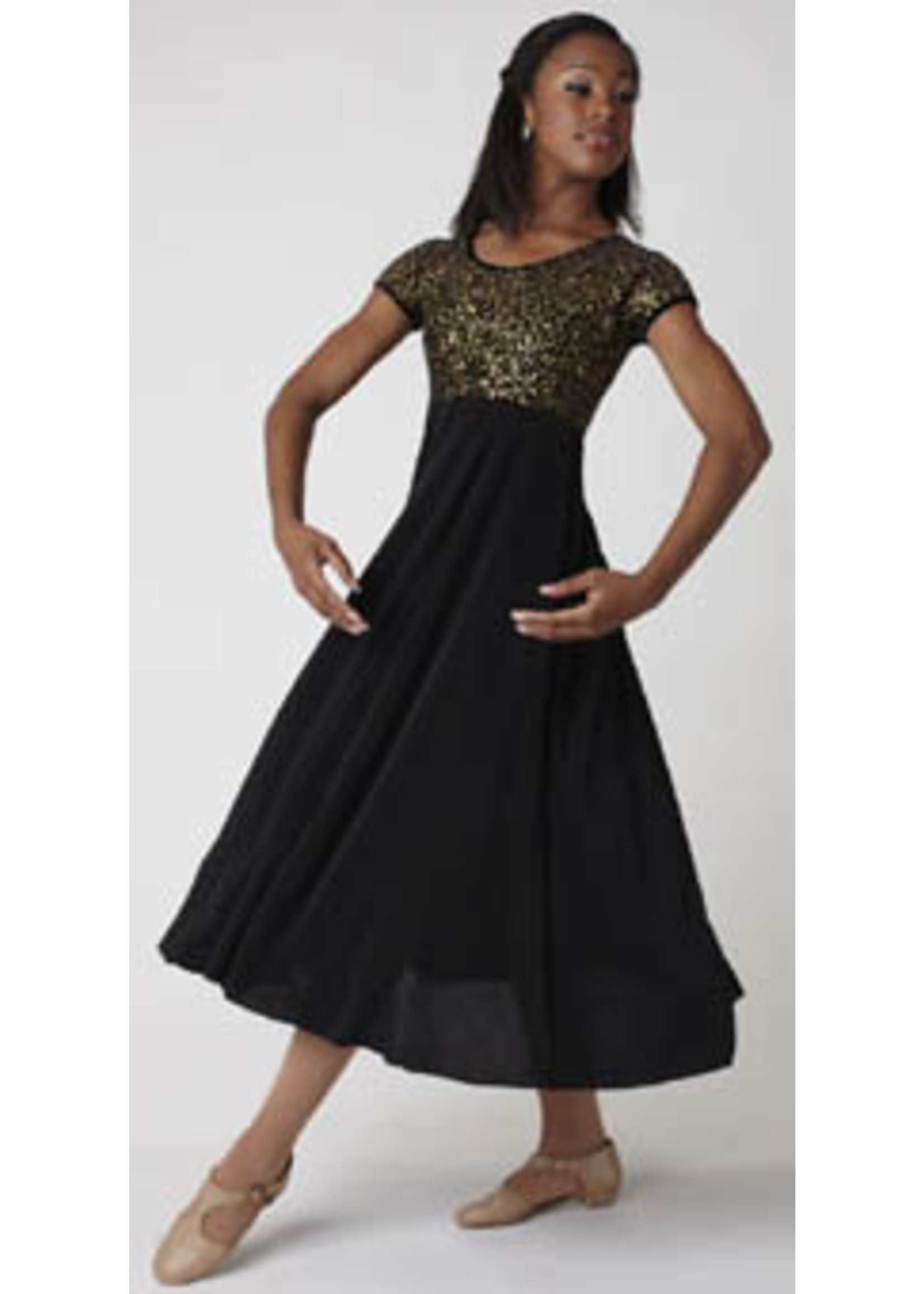 His Riches Black Sequin Dress