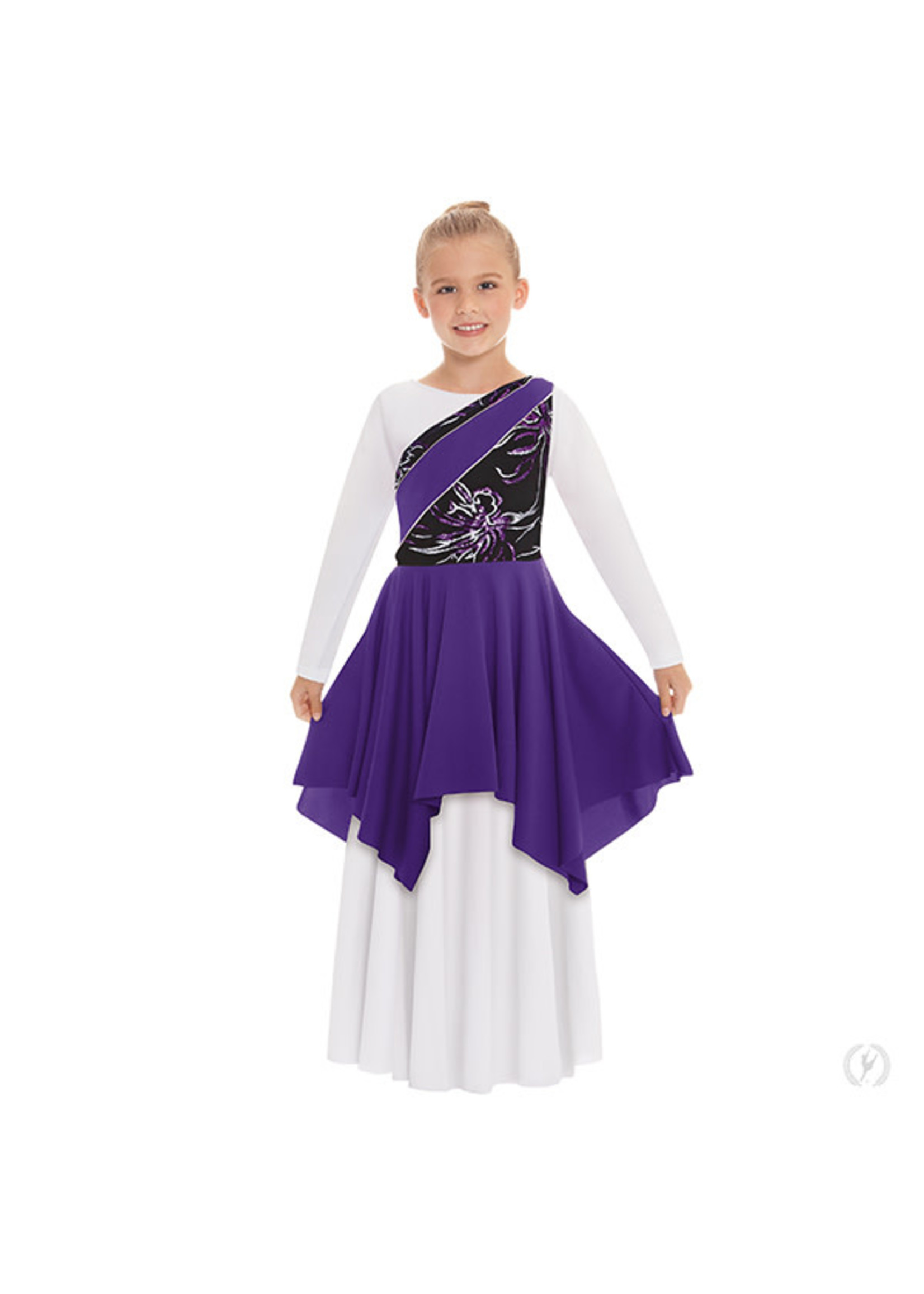 ET Opulent Orchid One Shoulder Praise Tunic