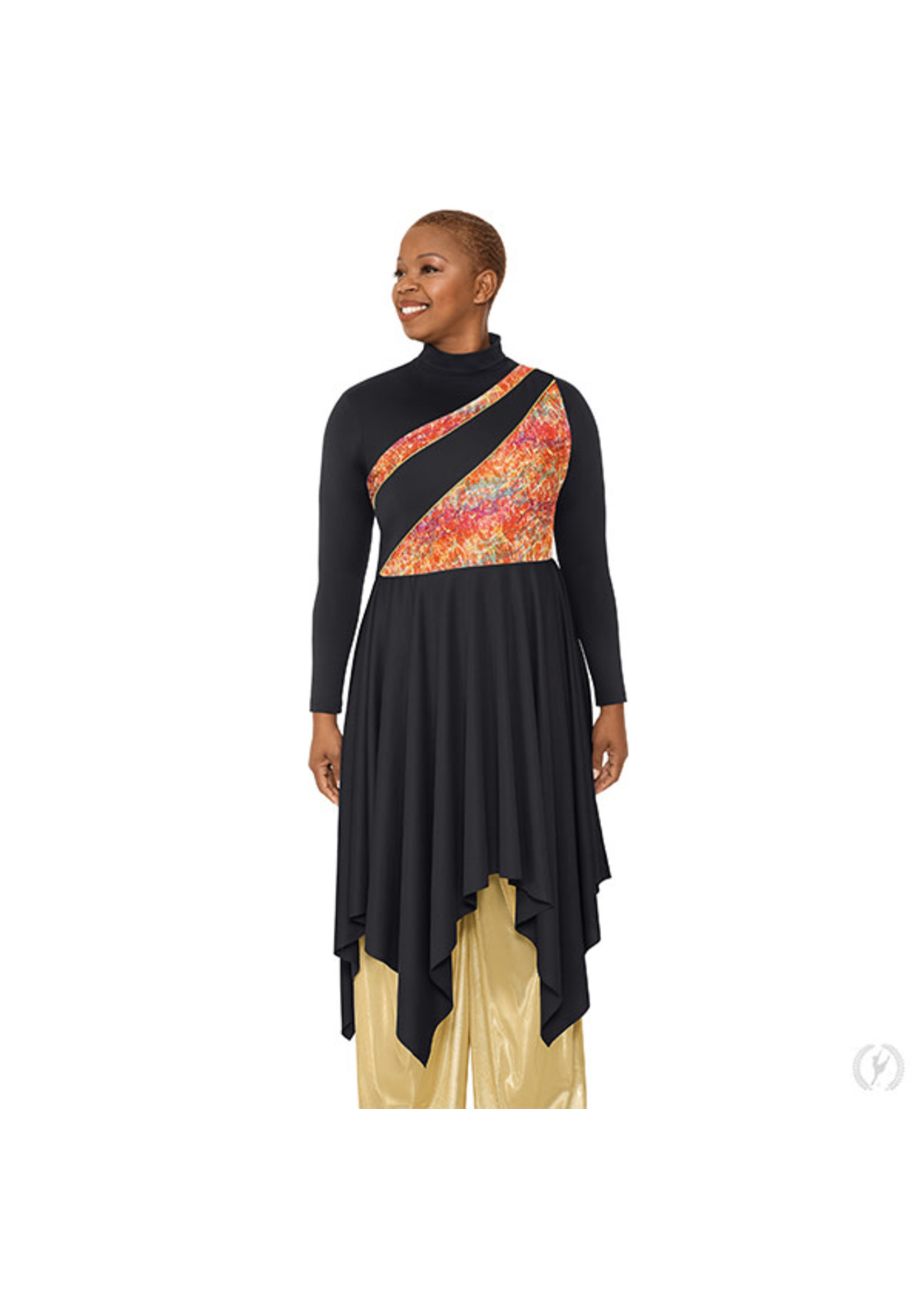 ET Fire and Rain One Shoulder Tunic