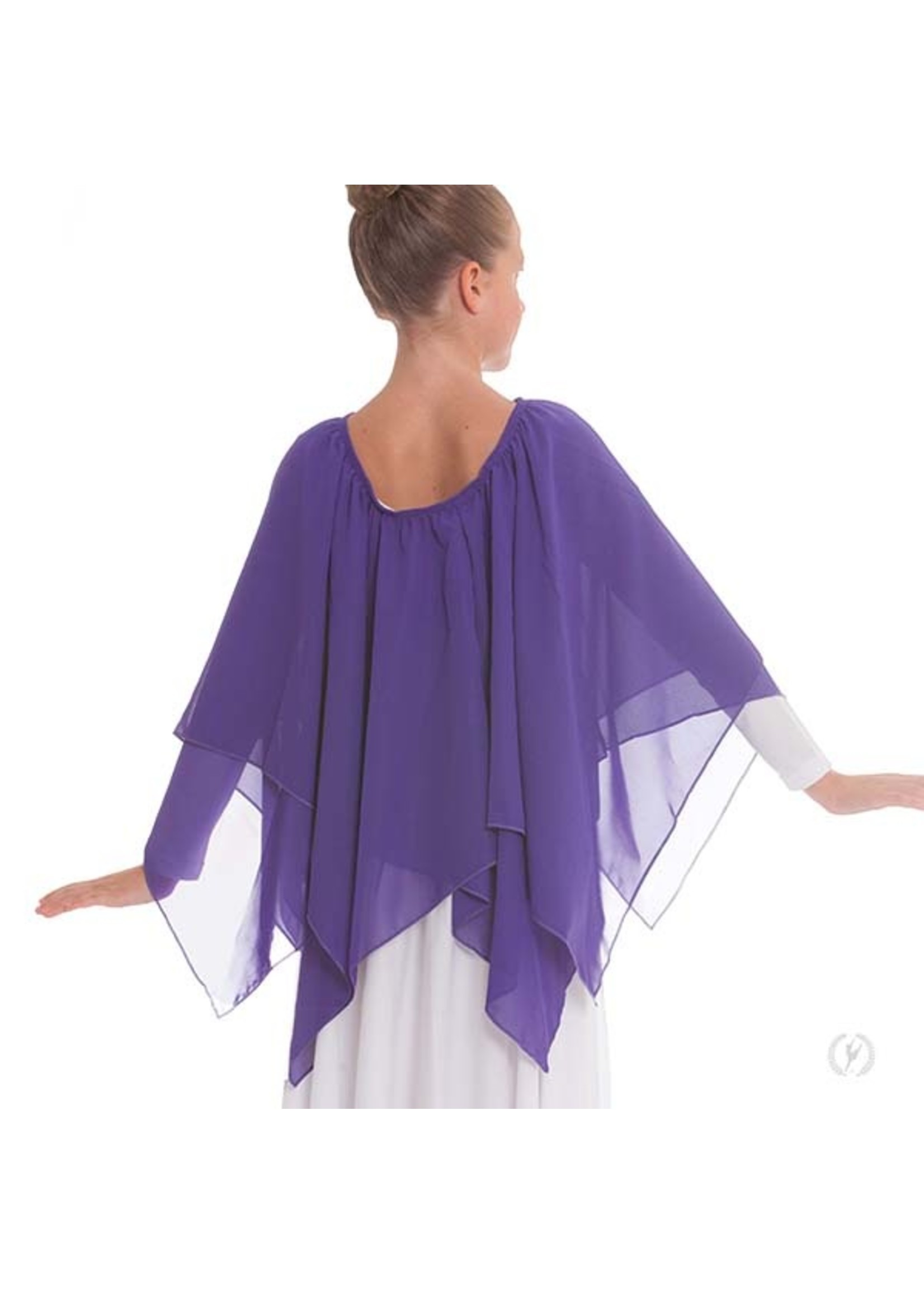 ET Sheer Devotion Double Layer Chiffon Drape and Skirt Praise Overlay