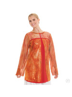 ET Flame of Fire Split Layer Loose Fit Praise Tunic