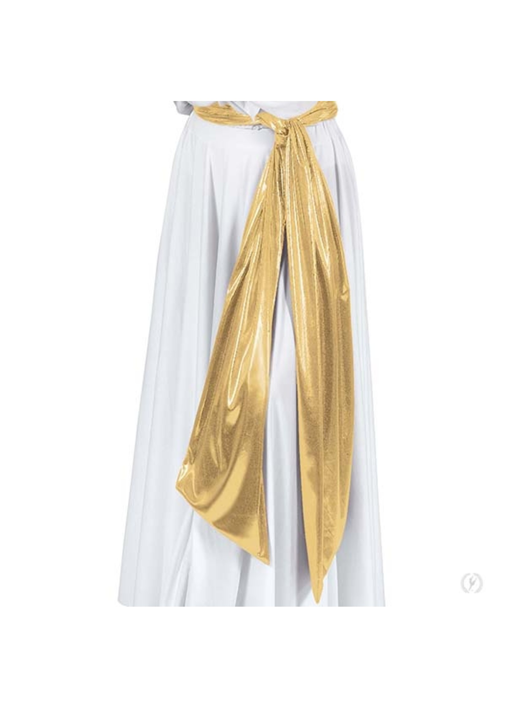 Extra Long Metallic Praise Dance Sash - Truly Anointed