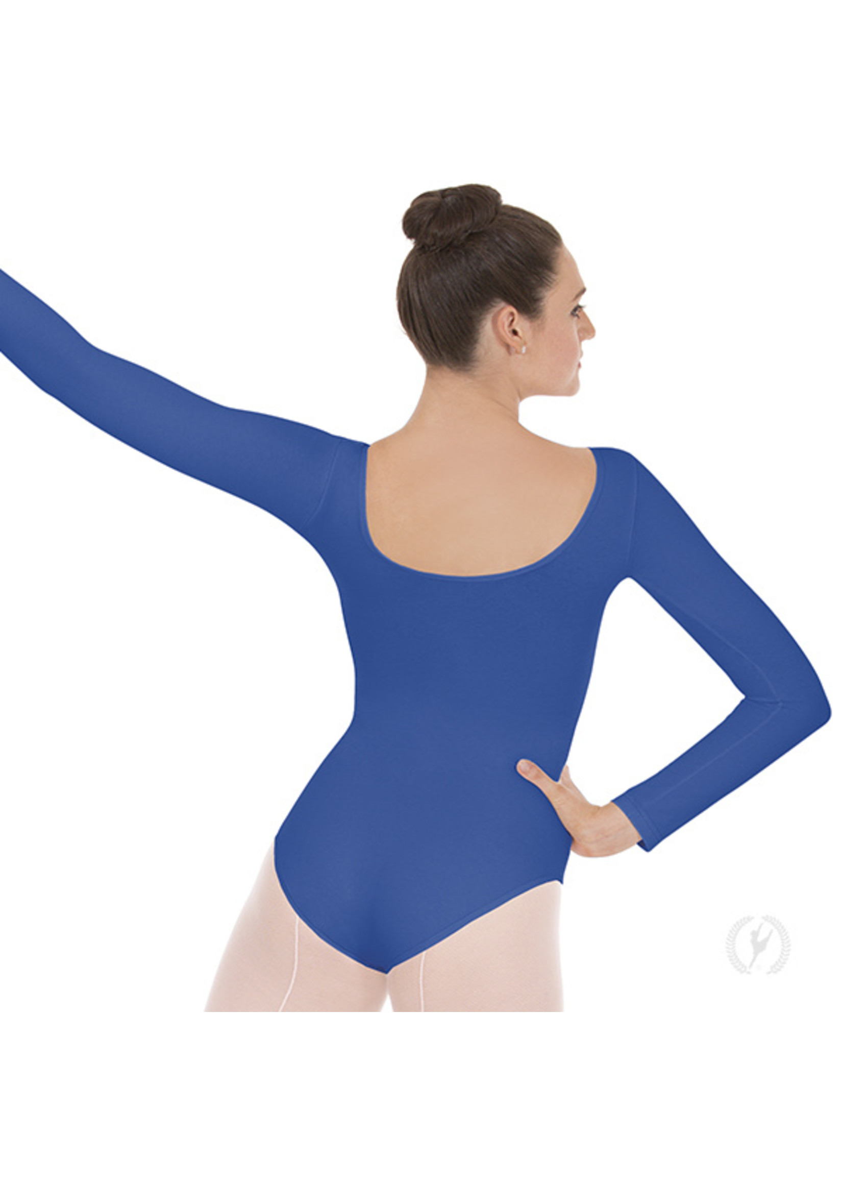 Long Sleeve Leotard with Cotton Lycra - Adult