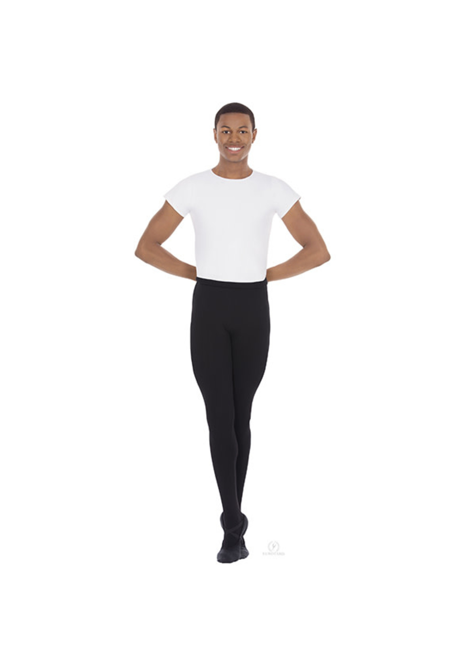 ET Men's Footed Tights with Woven Waistband