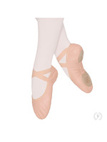 ET Child Coupé Leather Split Sole Ballet Shoe (Drawstring Free)