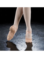 ET Adult Coupé Leather Split Sole Ballet Shoe (Drawstring Free)