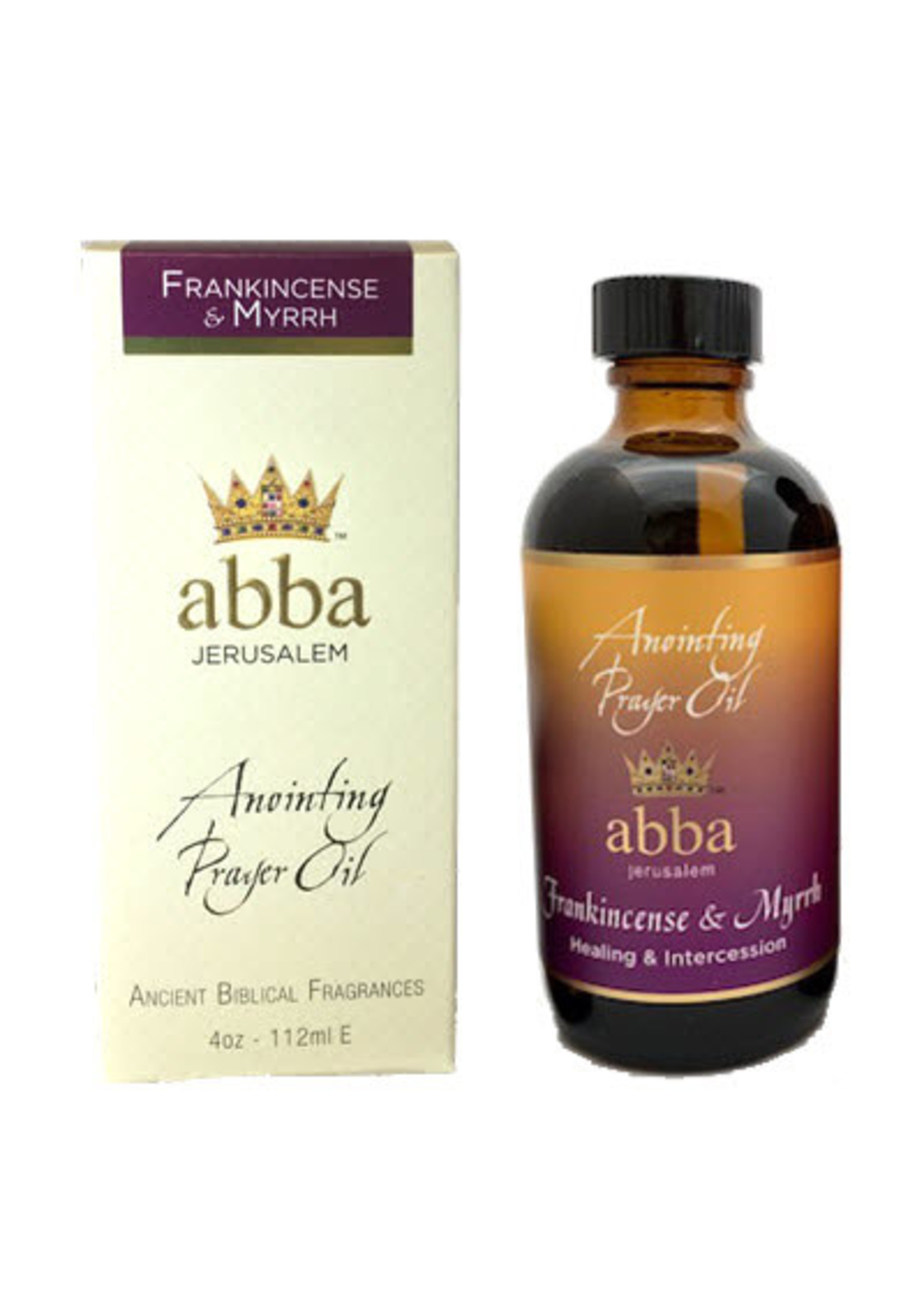 Abba Jerusalem Anointing Oil Frankincense and Myrrh Ancient Biblical  Fragrances