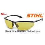 Sleek Line  Glasses  Yellow Lens