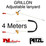 Petzl Lanyard, Grillon Adjustable Positioning 4M