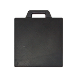 Buyers Outrigger Pad 18 x 18 2in Solid Rubber With Built-In Handle