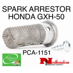 PORTABLE WINCH CO. Spark Arrestor For Honda GXH-50 Engine with Screw