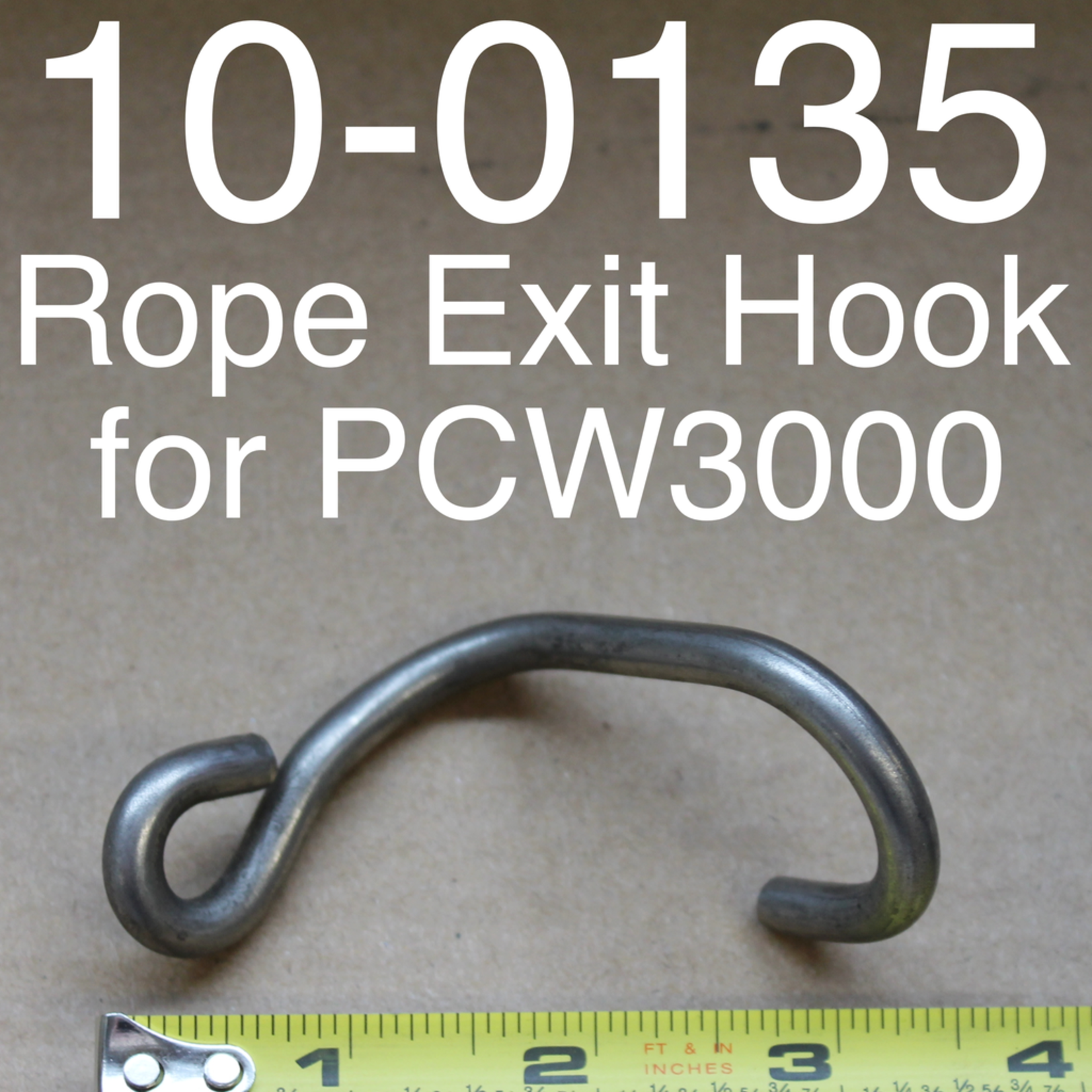 PORTABLE WINCH CO. Rope Exit Hook For PCW3000 Only