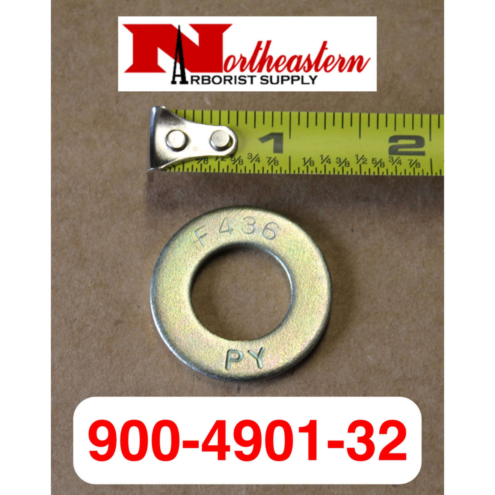 F436 Washer For 5/8 Blade Bolt (Bb1091G) Has Smaller Od And Is Double Thick & Hardened, 900-4901-32