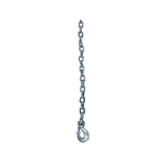 Buyers Safety Chain, 3/8in X 42 W/Forged Clevis Slip Hook. 15,000#