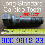 Hex Side Tooth - Long
