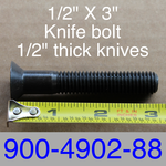 Blade Bolt 1/2in X 3in Long 90 Ft-Lbs Of Torque Use With 1/2in Thick Blades Only 900-4902-88